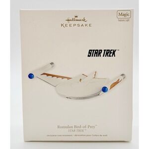 Hallmark Keepsake 2011 Star Trek Romulan Bird-of-Prey Magic Light Ornament